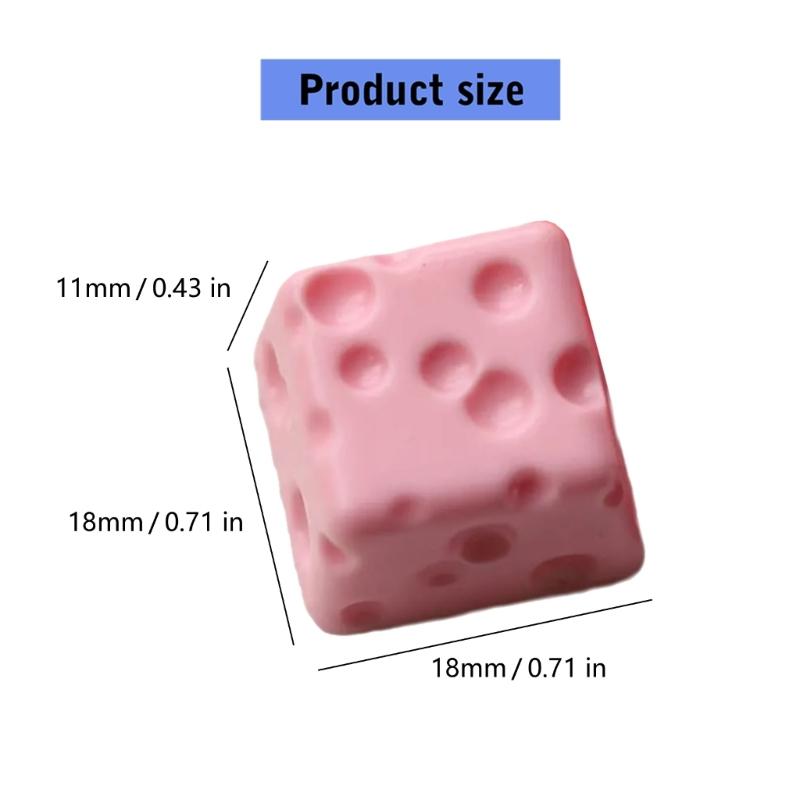 ESC Cheese Keycap Durability Resin Construction for Mechancial Keyboards Accessory ESC Keycap 1PC
