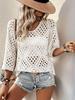2026 Summer Women's Quick-Dry Loose Sun Protection Mesh Shirt - Versatile, Stylish, Slimming Commute Sweater