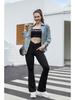 Women's High Waist Bootcut Yoga Pants - Flare Leggings for Gym, Running, Outdoor, and Formal Wear