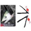 Fish Gripper with Anti-lost Rope Anti-slip Handle Lightweight Portable Fish Grabber Handheld Fish Control Clamp Pliers Tong Fishing Accessories