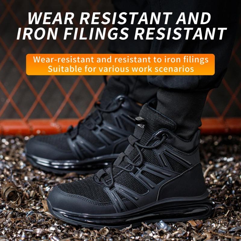 37-50 Fashion  New Safety Shoes Men Anti-Smash Work Shoes Anti Slip Indestructible Shoes Protective Sneakers Men Boots