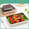 Steel Cheese Container Stainless Refrigerator Elevated Base Fridge Deli Meat Storage Box Kitchen Food Storage Container With Lid