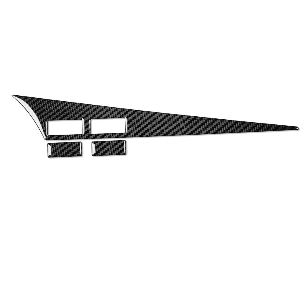 For Mercedes-Benz W201 190 190E 190D 1982-1993 Carbon Fiber Central Air Vent Outlet Button Panel Cover Car Accessories Sticker