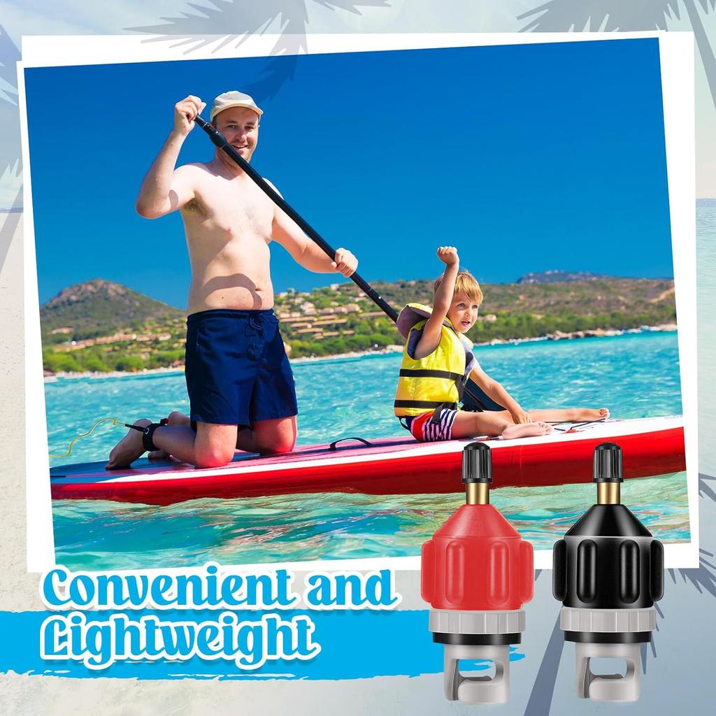 1pc Inflatable Stand Up Paddle Board Rubber Boat Kayak Valve Tire Compressor Converter Surfing Nozzle Surfboard Air Pump Adapter