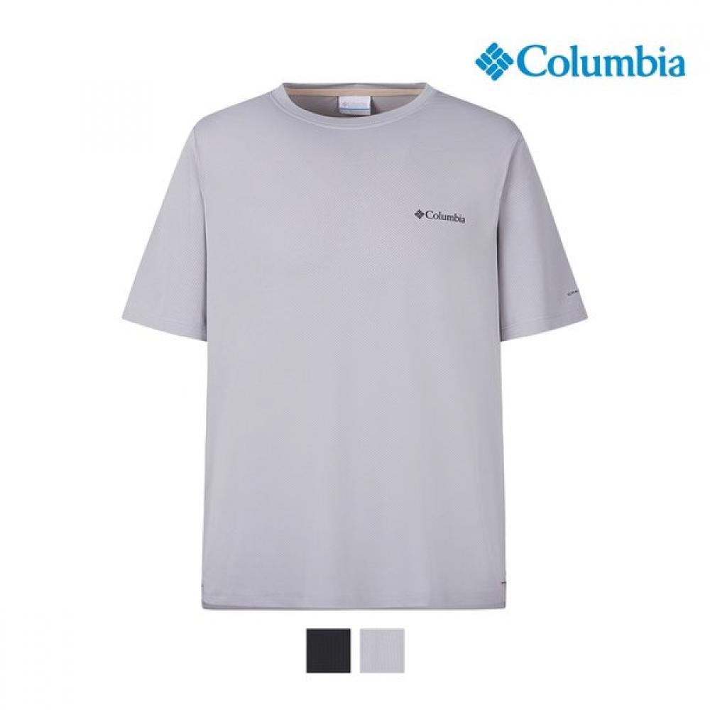 Columbia Men S STreTchy Full meSh Trekking Round ShorT Sleeve T ShirT Aj1671