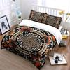 Floral Mandala Three-Piece Set Decor Soft Comfortable Duvet Cover Bedding Set Included 1*Duvet Cover & 2*Pillowcases gift