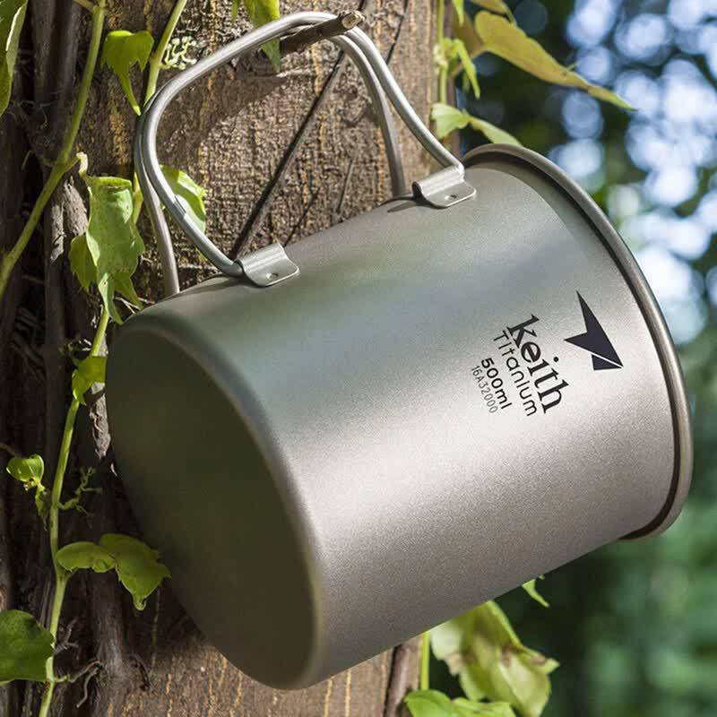 KEITH Titanium Folding Camping & Picnic Cup