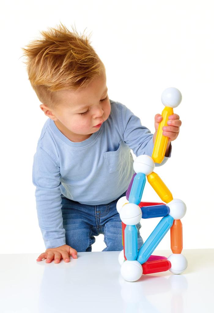 SmartMax Magnetic Building Blocks for Toddlers, Build Starter, Big, 42 Pieces, SMX501, Authentic