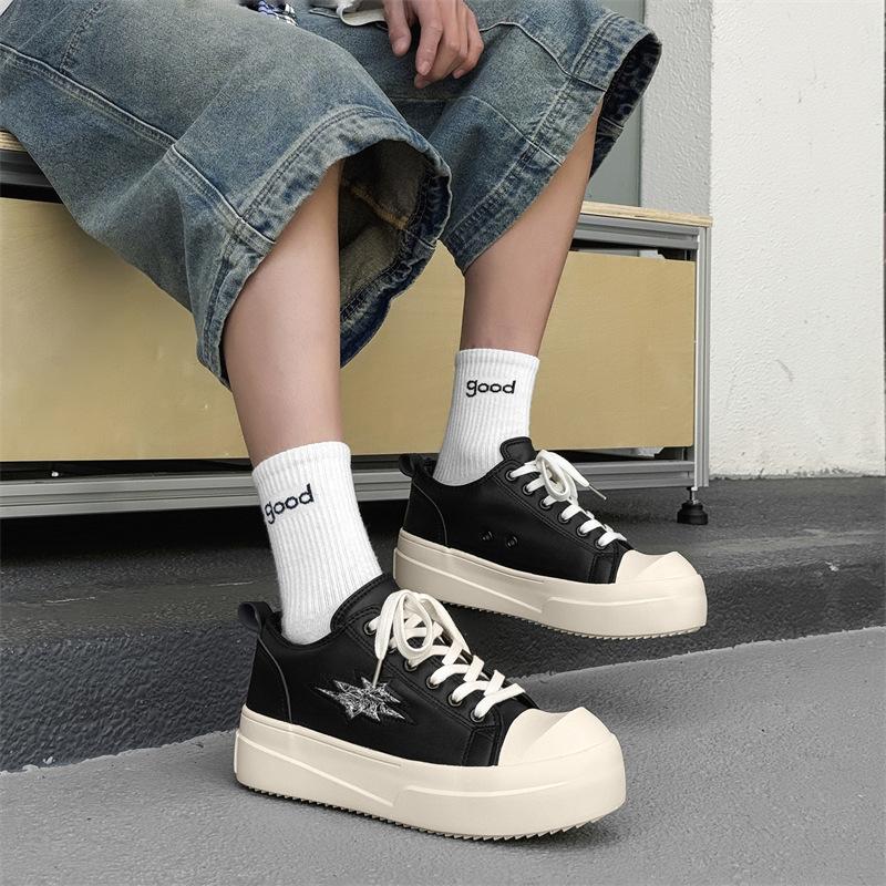 

Туфли дерби с большой головой Микки, обувь на молочной ароматной подошве с большой головой Джейн, уличные туфли дерби на платформе, модная мужская повседневная кожаная обувь для работы 39