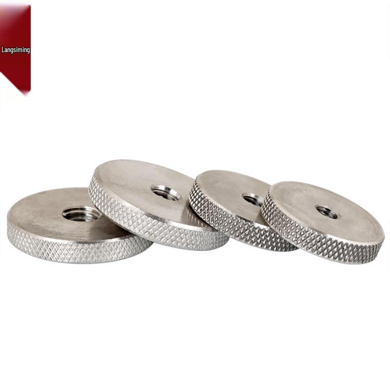 304 Stainless Steel Knurled Hand-Tightened Adjustment Nut M2.5-M12