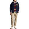 Polo Ralph Lauren FW22 Letter Print Zip-Up Hoodie Men Hoodies Navy-Blue MNPOKNI16822185-410