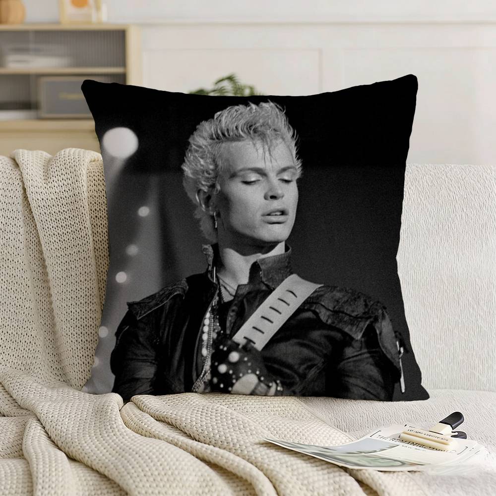 Singer B-Billy Idol Pillow Case for Sofa Living Room Home office Decor Protective Cover