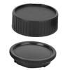 Camera Body Lens Cover Kit Lightweight Dustproof Scratch Resistant Fit for Leica M Mount