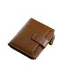 Men's Retro Short Wallet: Multifunctional, Large Capacity Card Holder & Driver's License Case