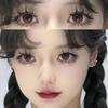 2Pcs Colored Contact Lenses for Eyes Cosplay Red Eye Lens Purple Anime Lenses Halloween Beauty Cosmetic for Eyes Yearly