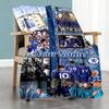 Chelsea Customize Your Name Blanket Multi-purpose Personalized Blanket Comfortable Throw For Picnics Livingroom Chair Nap Ideal for All Seasons