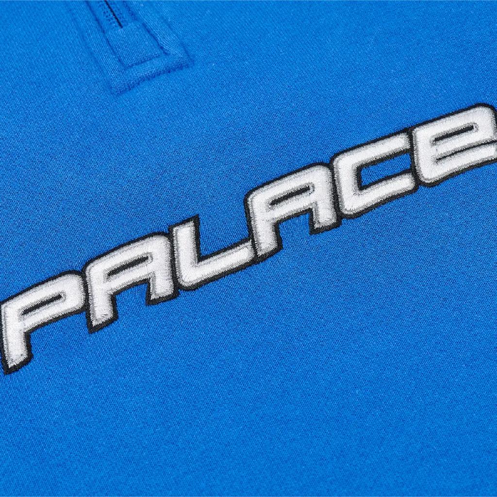 Palace Palstar 1/4 Zip Blue Berry Unisex Tops P27CS139