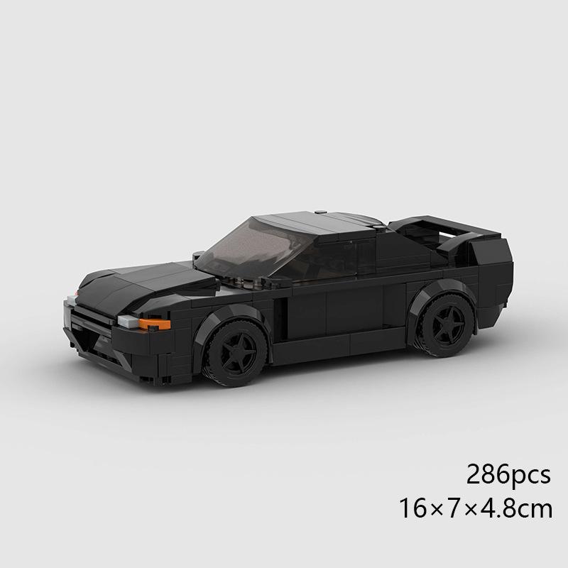 Kinderspielzeug Auto Modell Sportwagen Kompatibel Mit Rennen Kleine Teile DIY Bausteine Puzzle Technologie