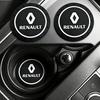 Car Rubber Silicone Anti-Slip Mat Epoxy Water Coaster Car Accessories For Renault Clio Megane Captur Master Logan Kangoo Sport R333