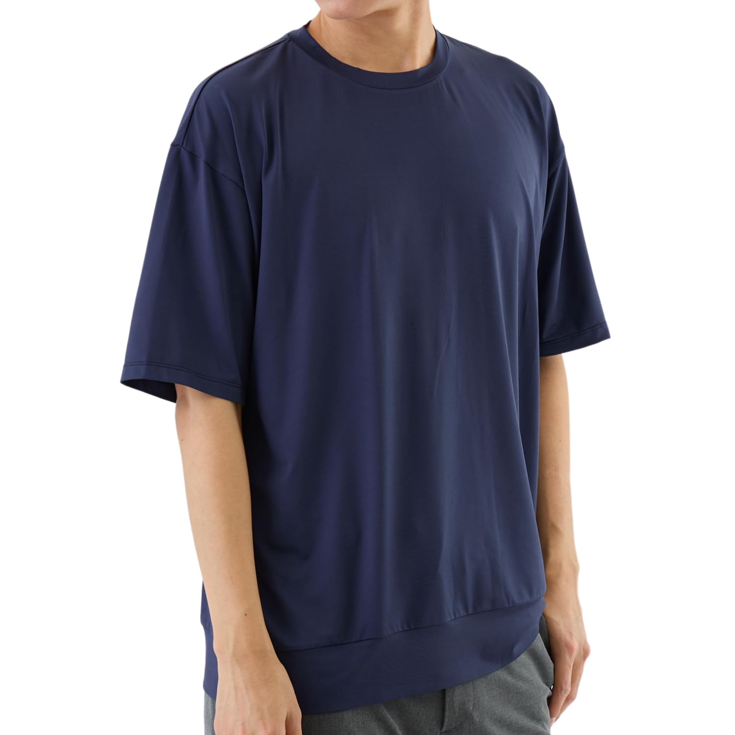 

Clore rash оверсайз прохладная к УФ М [clore] футболка, защита, рубашка, мужская, на ощупь, защита, нижнее белье, тренировки, бег, упражнения, темно-синий,