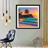 5D Diy Diamond Painting Beach Diamond Embroidery Full Lay Anime Cross Stitch Kits Home Decor Handmade Gift