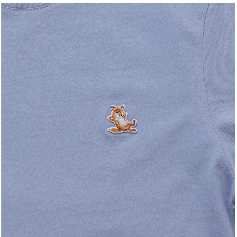 MaiSon KitSune Lm00110kj0008 P419 Chillax Fox Patch Men S Short Sleeve Tee