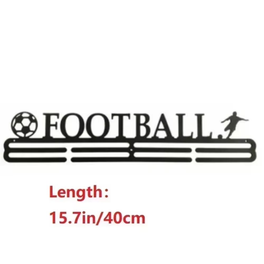Home & Sports Display Combo:Key Holder & Bathroom Accessories,Wall Coat Racks for | Football & Marathon Medal Holders for Runner