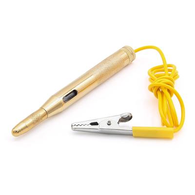 Car Light Tester Lamp DC Voltage Tester Circuit Copper Auto Test Pen Detector Probe Light System Test Probe Lamp 6V/12V/24V