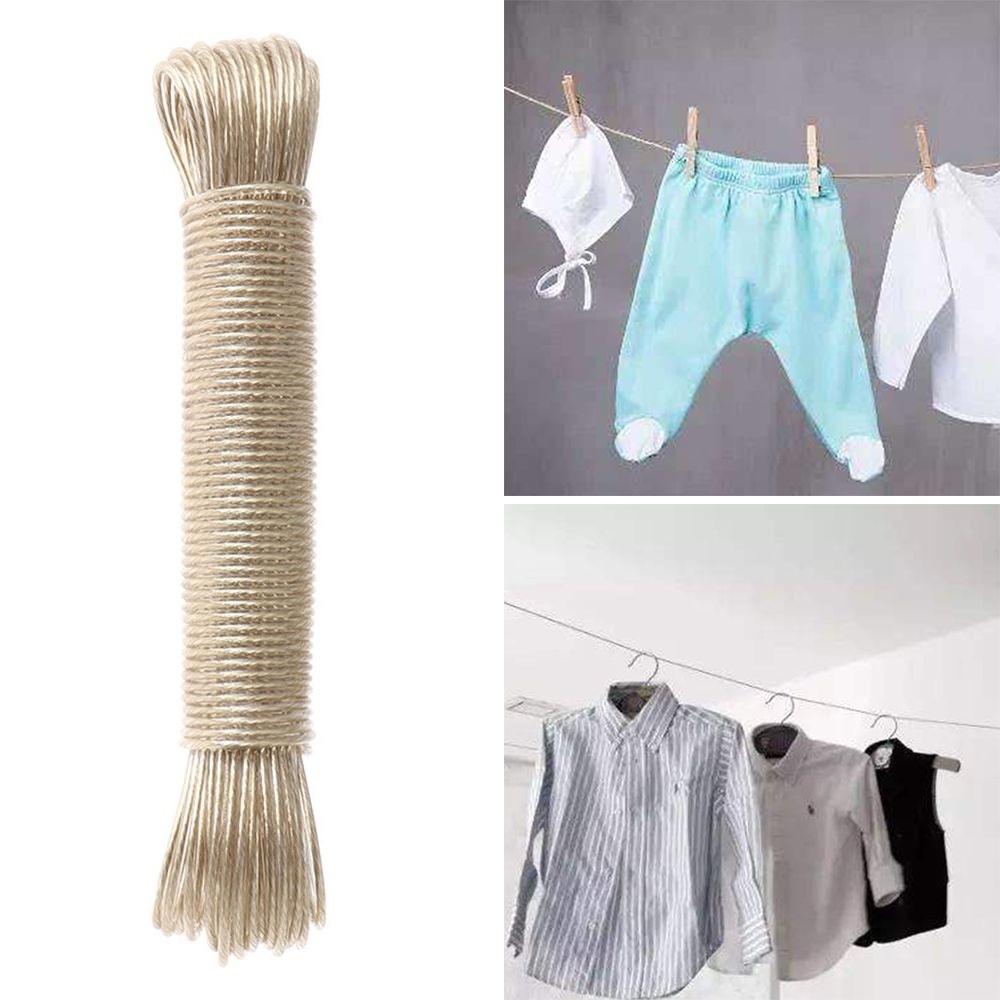

1PC 20m X 2mm Heavy Duty Extra Strong Steel Core Washing Line Clothes Line Laundry Drying Line XL