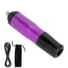 Tattoo Machine Pen Aluminium Alloy Tattoo Clip Cord DC Interface Tattoo Rotary MachinePurple