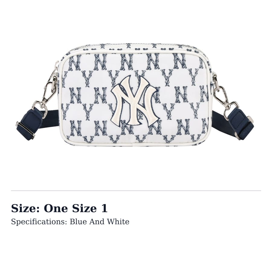MLB Monogram Nylon Fabric Camera Bag