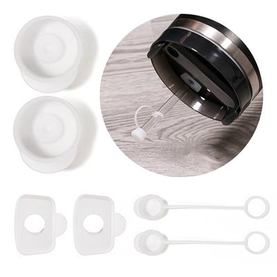 2-teiliges auslaufsicheres Stopper-Set aus Silikon, kompatibel mit Stanley Cup 1.0/2.0, 40 oz/30 oz, Becher, Wasserbecher, Anti-Auslauf-Zubehör