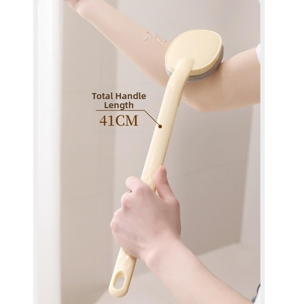 Long Handle Back Scrubber Brush Coarse/Fine Sand Exfoliating Brush Body Brush Shower