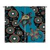 Curtains Marine Animals Sea Turtles Shark Curtains Bedroom Living Room Blackout Curtain Perforated