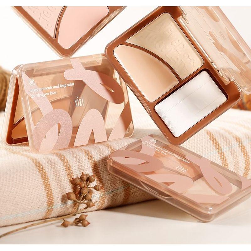 xixi - Tone Soft Focus Double Highlight Palette - 2 Colors