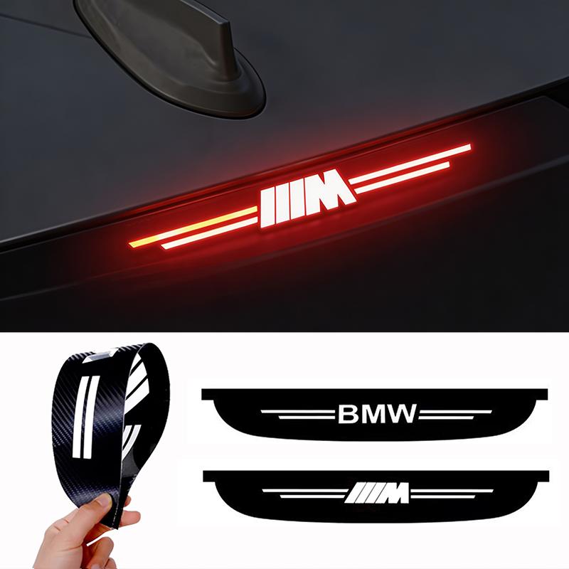BMW Car High Mounted Stop Lamp Stickers High Brake Lights Decals For BMW G30 G32 G01 G02 G05 G06 G07 G26 G23 G22 F40 F20 G08 G16 MP1