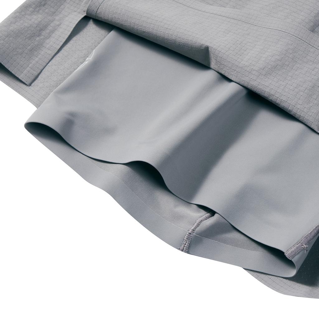 Saucony Running Training Series Comfortable Stylish Versatile Double Layer Sports Shorts Men shorts Rock-Gray SA2259DP02T-GR069