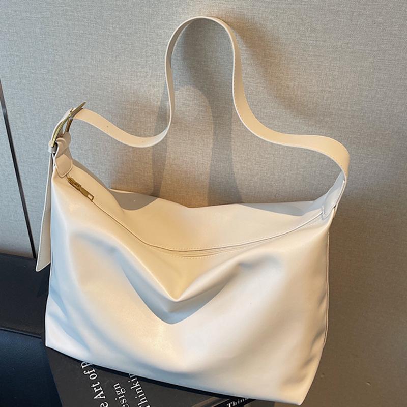 Casual Fashion Shoulder Bag Large Bag Winter New Minimalist Bag Women's Simple Large-capacity Bag