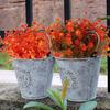 4/7/9/12PCS  Outdoor Artificial Flower Plants, UV Resistant Fake Flowers-Decoration-  Home Gardens, Window Boxes, Porches, Front
