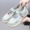 Shoes women's spring and autumn new Velcro lazy shoes shoes round head breathable comfortable women's shoes fashion single shoes