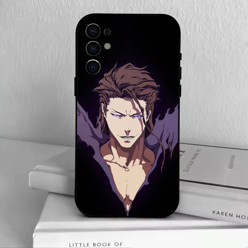 B-Sousuke Aizen Bleach Handyhülle Für Samsung S25,S24,S21,S22,S23,S30,Ultra,S20,Plus,Fe,Lite,Note,10,Schwarze Hülle