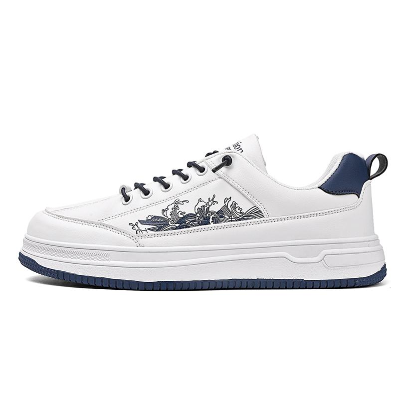 

Big Size 47 Skateboarding Shoes Men High Quality Antiskid Damping Walking Sports Shoes Leather Casual Sneakers Male Zapatillas 39