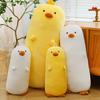 Cartoon Little Yellow Chicken Bed Pillow With Soft Plush Material For Bedside Sleep Comfort