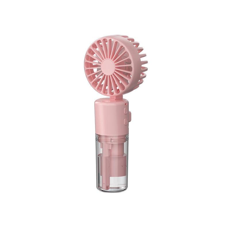 Portable Mini Cartoon Fan & Humidifier: Children's Handheld Water Spray