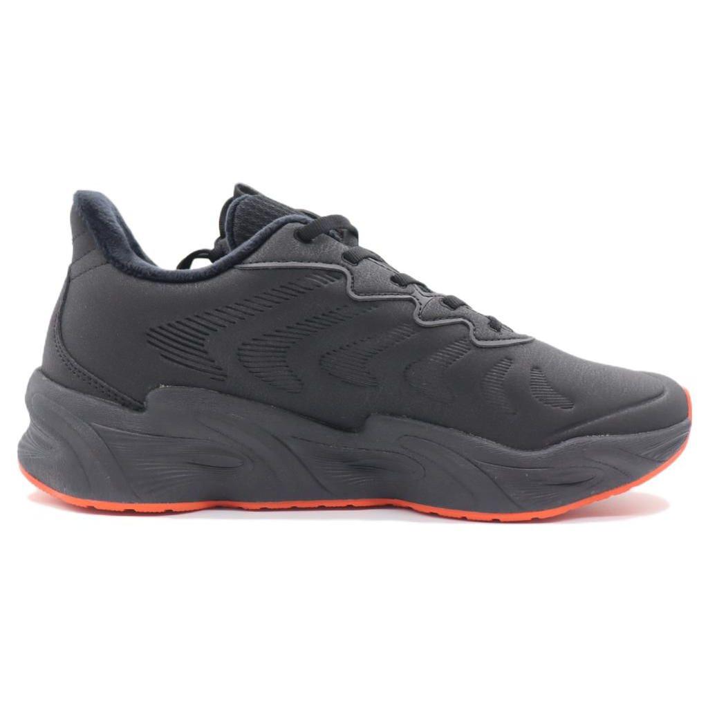 Anta Running Series Fleece Shock Absorption Non-Slip Wear-Resistant Running Shoes Men Sneakers Black Orange 112245523-3