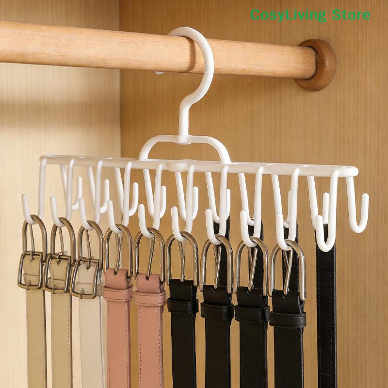 [CL]Multi Hook Hanging Clothes Organizer Foldable Closet Hanger For Belts Ties And Scarves Storage[CL]