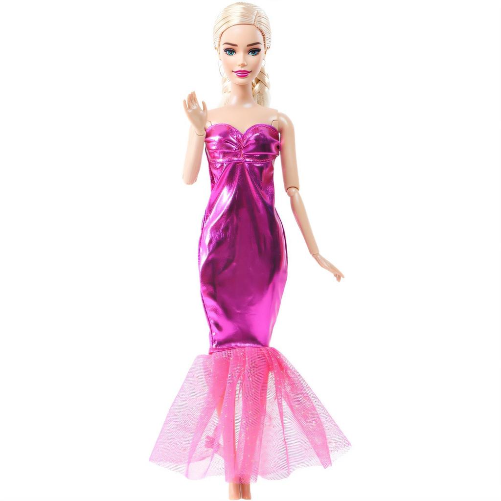 5 PCS/Set Fashion Doll Dress Shiny Fishtail Clothes for 30cm Doll Kids Toy Gift Accessories