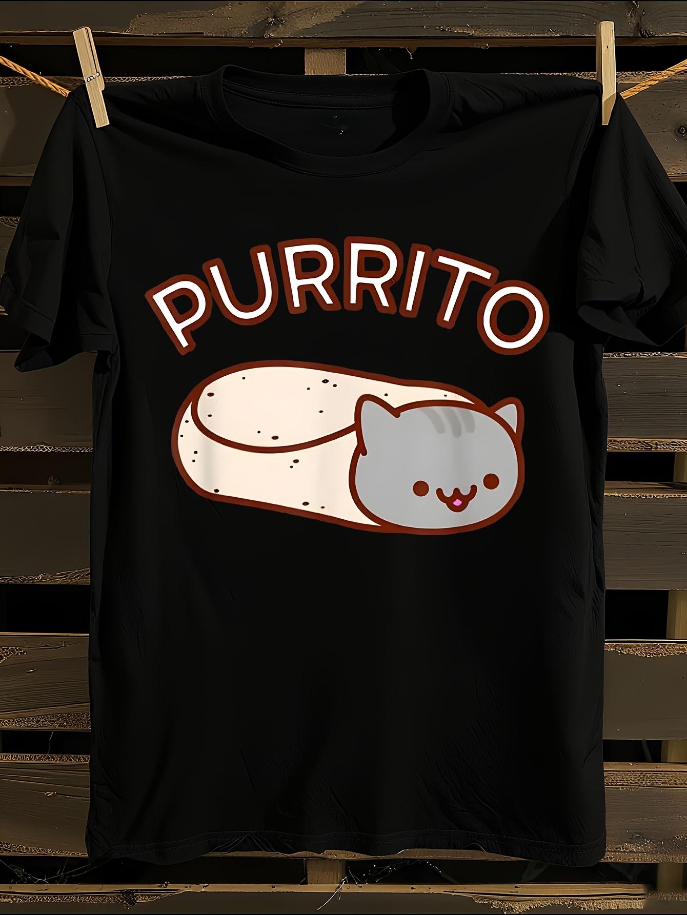 Kawaii PURRITO Graphic Tshirt XXXXL