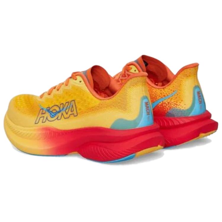 HOKA Mach 6 Poppy Squash Men Sneakers Orange 1147790-PYS