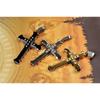 Cross Ornament Dark Knight Diamond Cross Necklace Domineering Bamboo Necklace